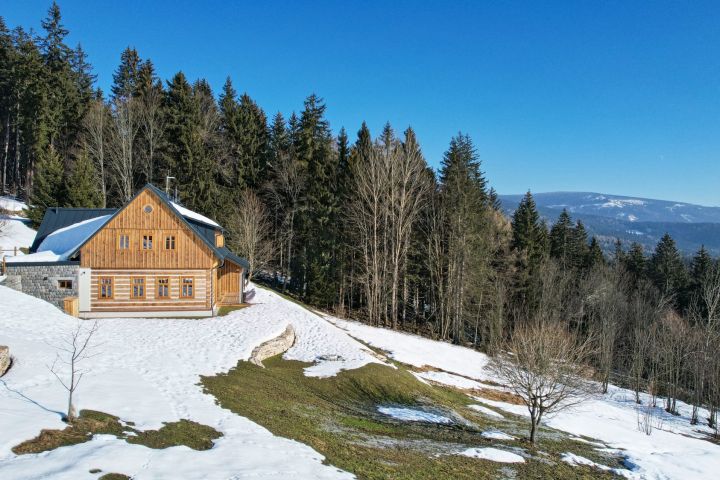 Pohled na horský dům