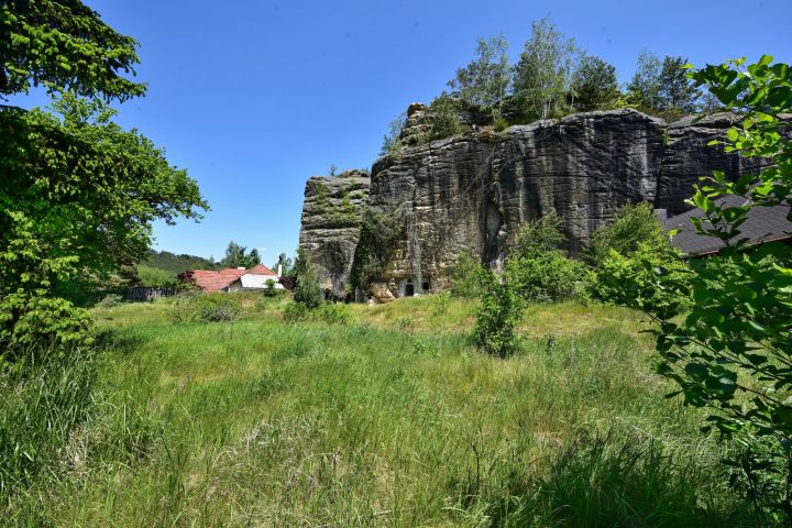 Průhled pozemkem