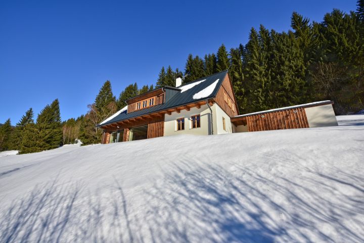 Pohled na horský dům